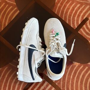 Bode Nike Women's White and Black Sneakers